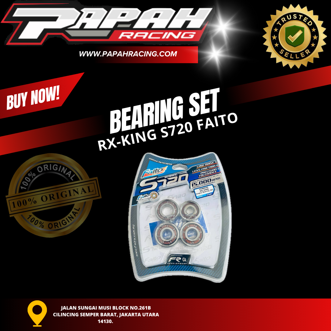 BEARING SET FAITO YAMAHA RXKING TIPE S720 FAITO